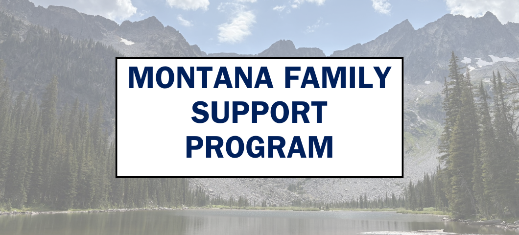Montana Family Support Program Webpage Banner