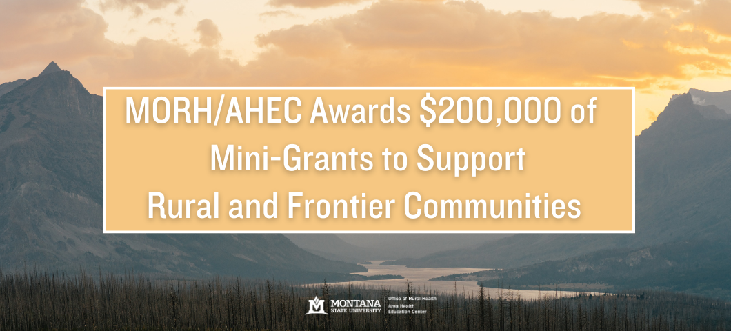 We awarded $200,000 of Mini-Grants to support rural and frontier Montana! 