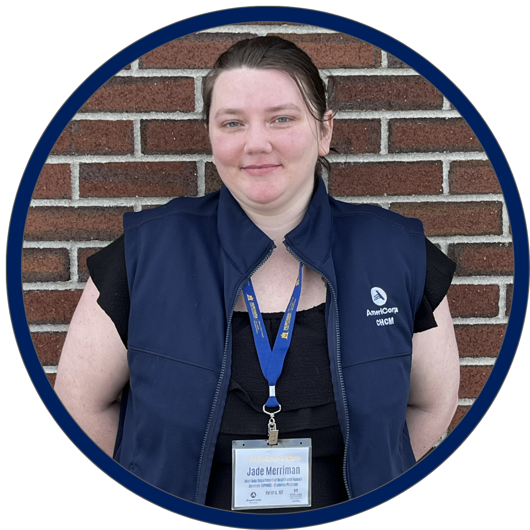 headshot picture of CHCM member Jade standing in front of brick wall
