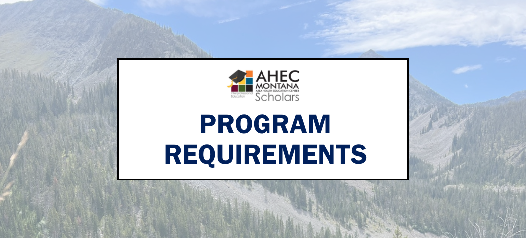 AHEC Scholars Program Requirements Webpage Banner