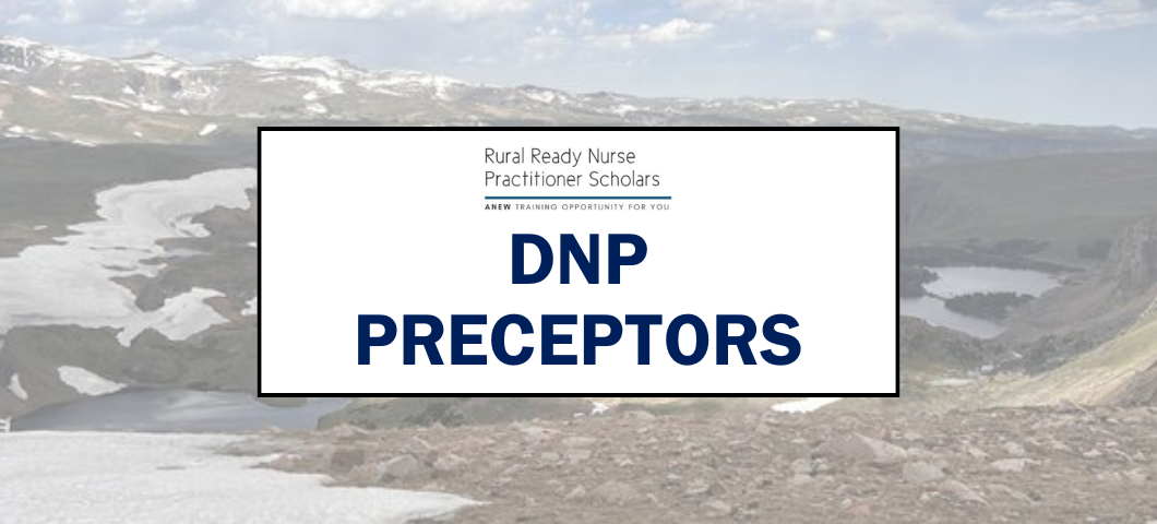 DNP Preceptors Webpage Banner