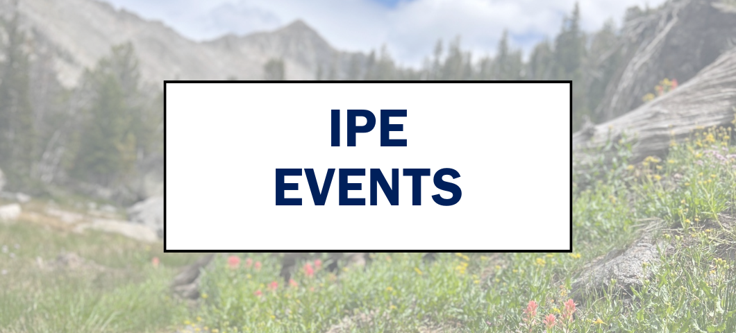 IPE Events Webpage Banner