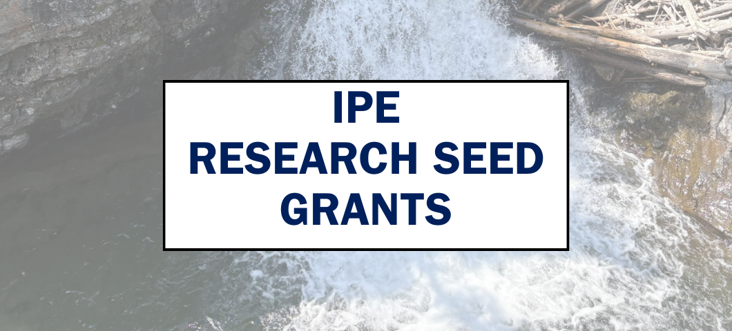 IPE Research Seed Grants Webpage Banner