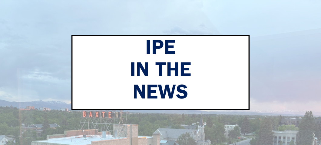 IPE in the News Webpage Banner