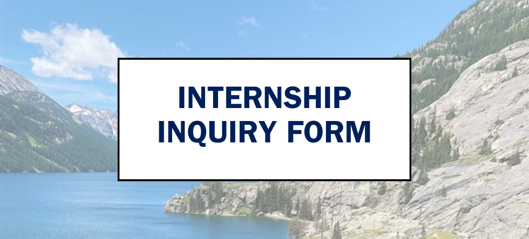 Internship Inquiry Form Webpage Banner