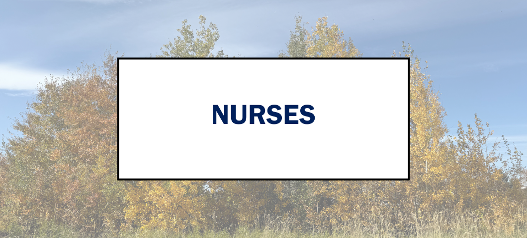 Nurses webpage banner