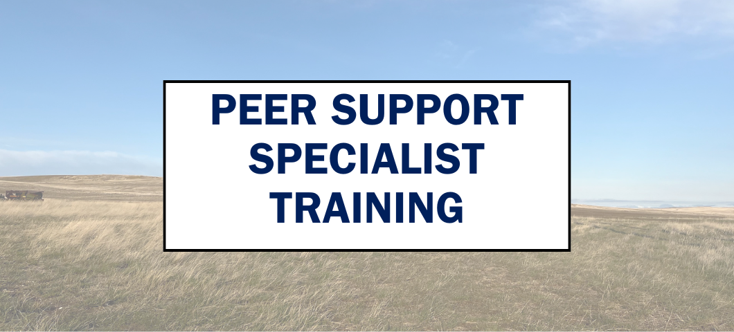 Peer Support Specialist Training Webpage Banner